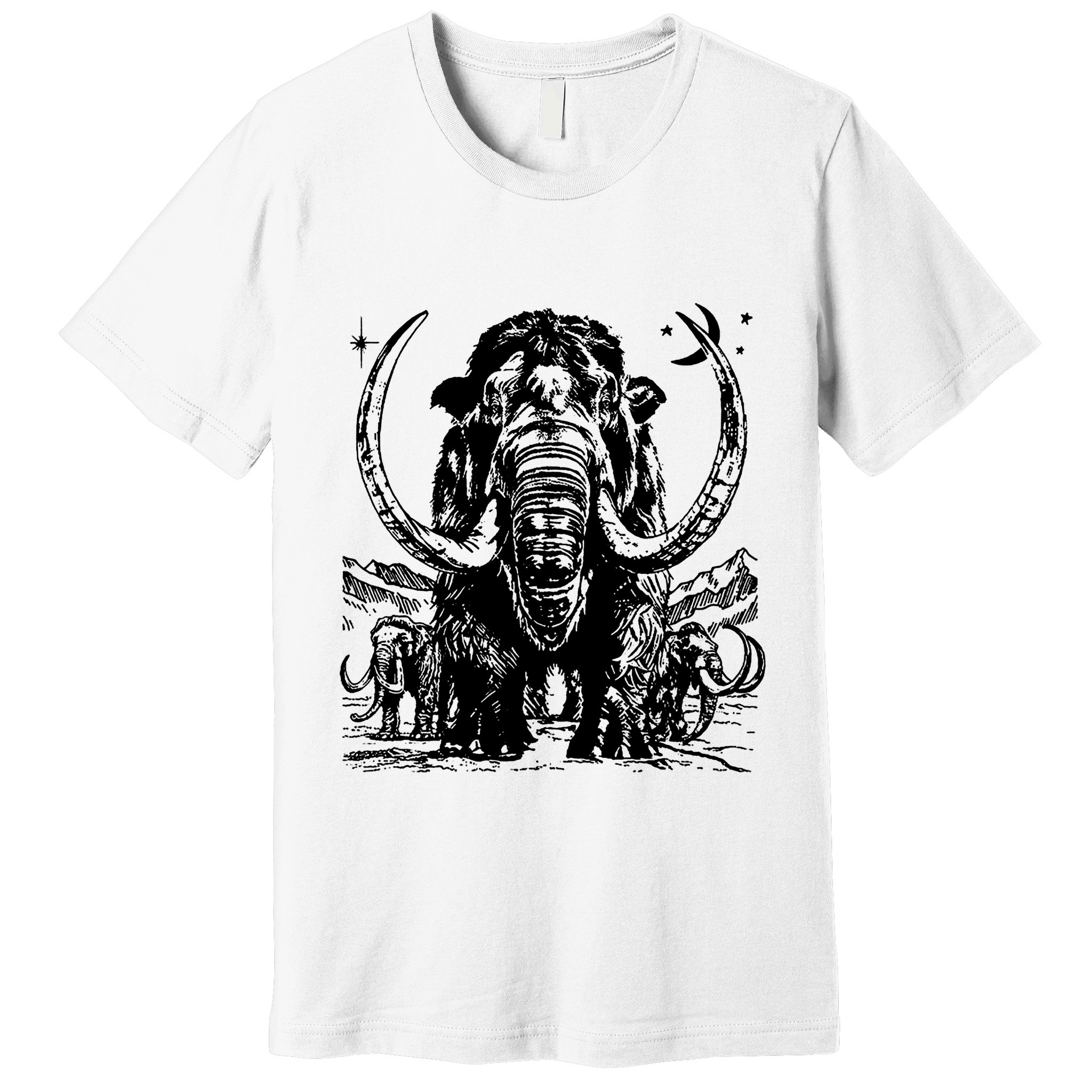 Prehistoric Mammoth Premium T-Shirt