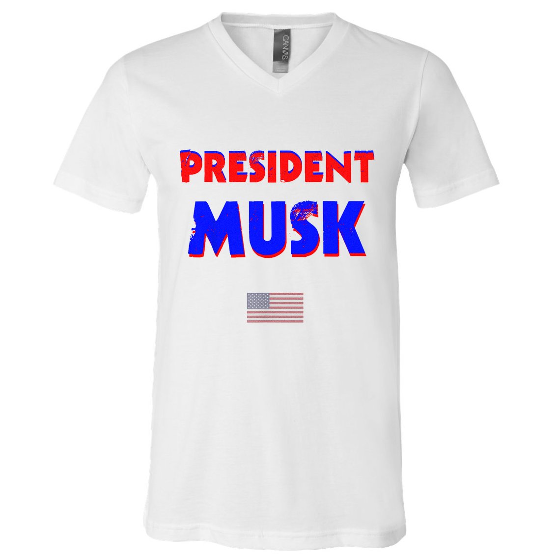 President Musk V-Neck T-Shirt