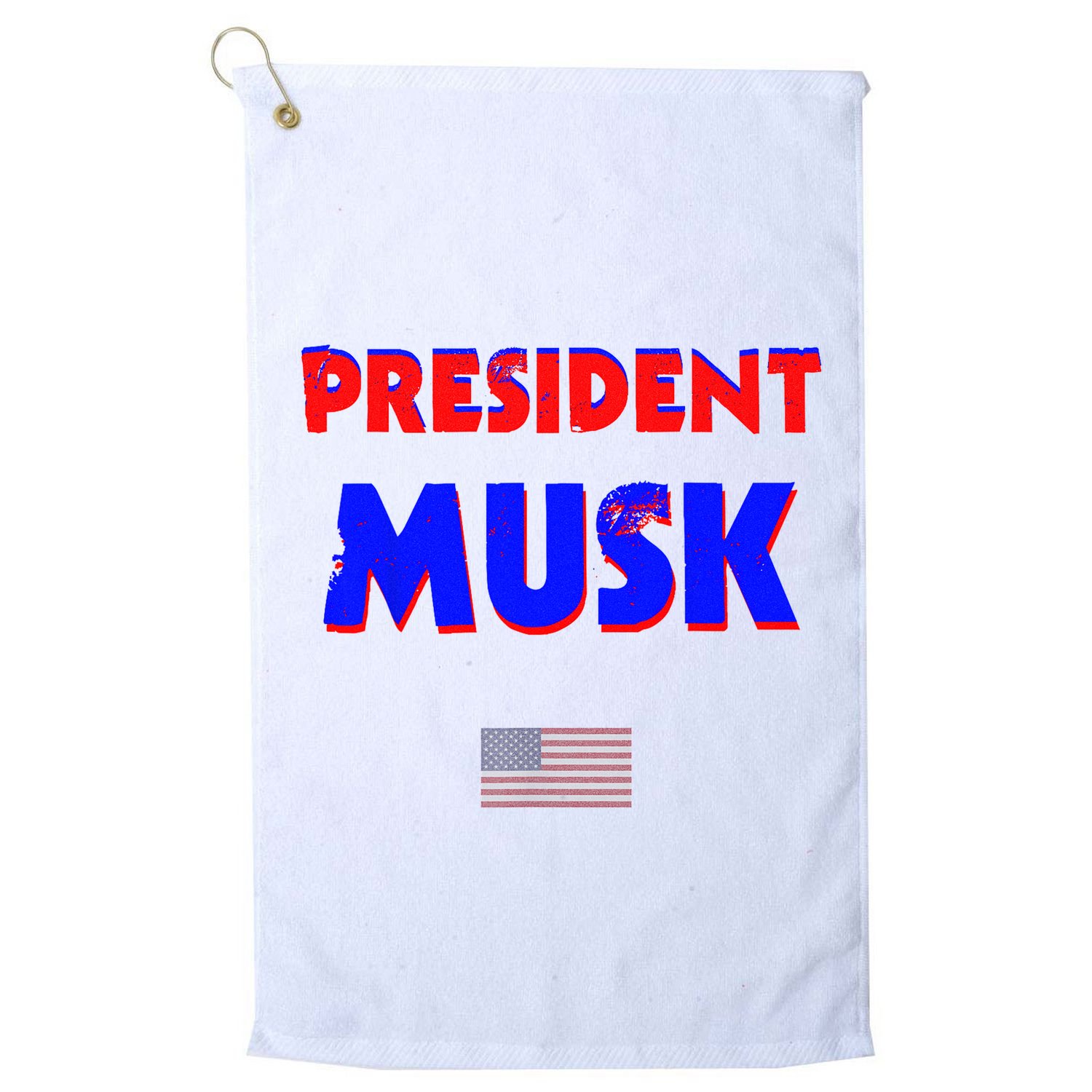 President Musk Golf Towel