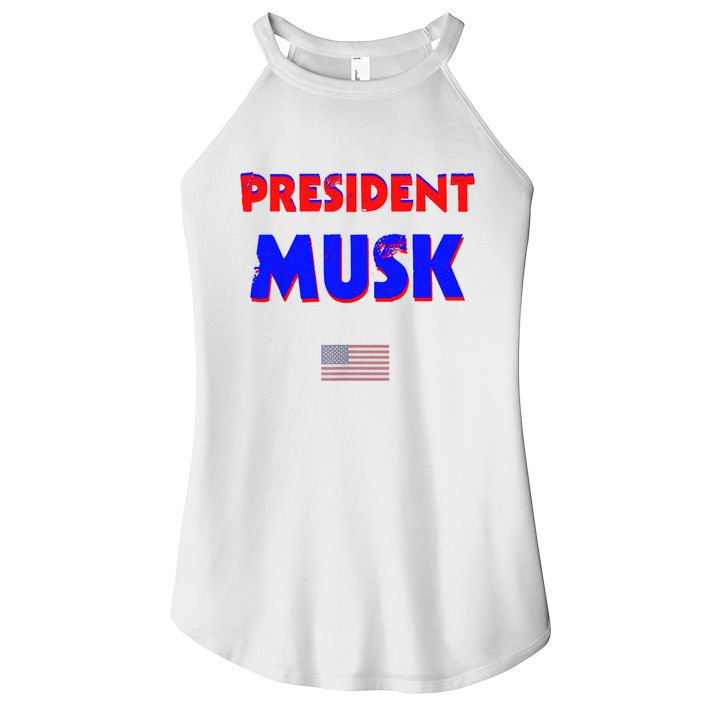 President Musk Women's Perfect Tri Rocker Tank