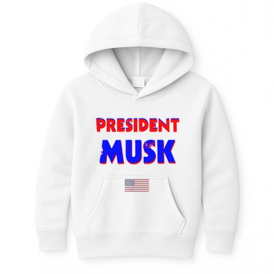 President Musk Kids Hoodie