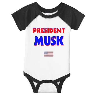 President Musk Infant Baby Jersey Bodysuit