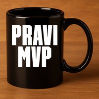 Pravi Mvp 11oz C Handle Ceramic Mug
