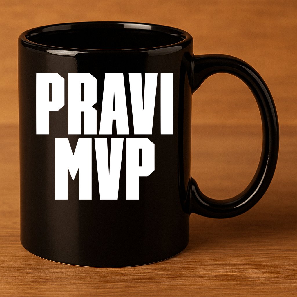Pravi Mvp 11oz C Handle Ceramic Mug