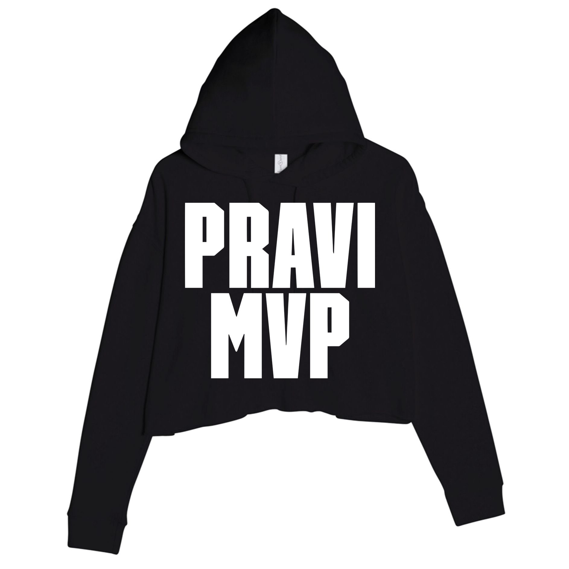 Pravi Mvp Crop Fleece Hoodie