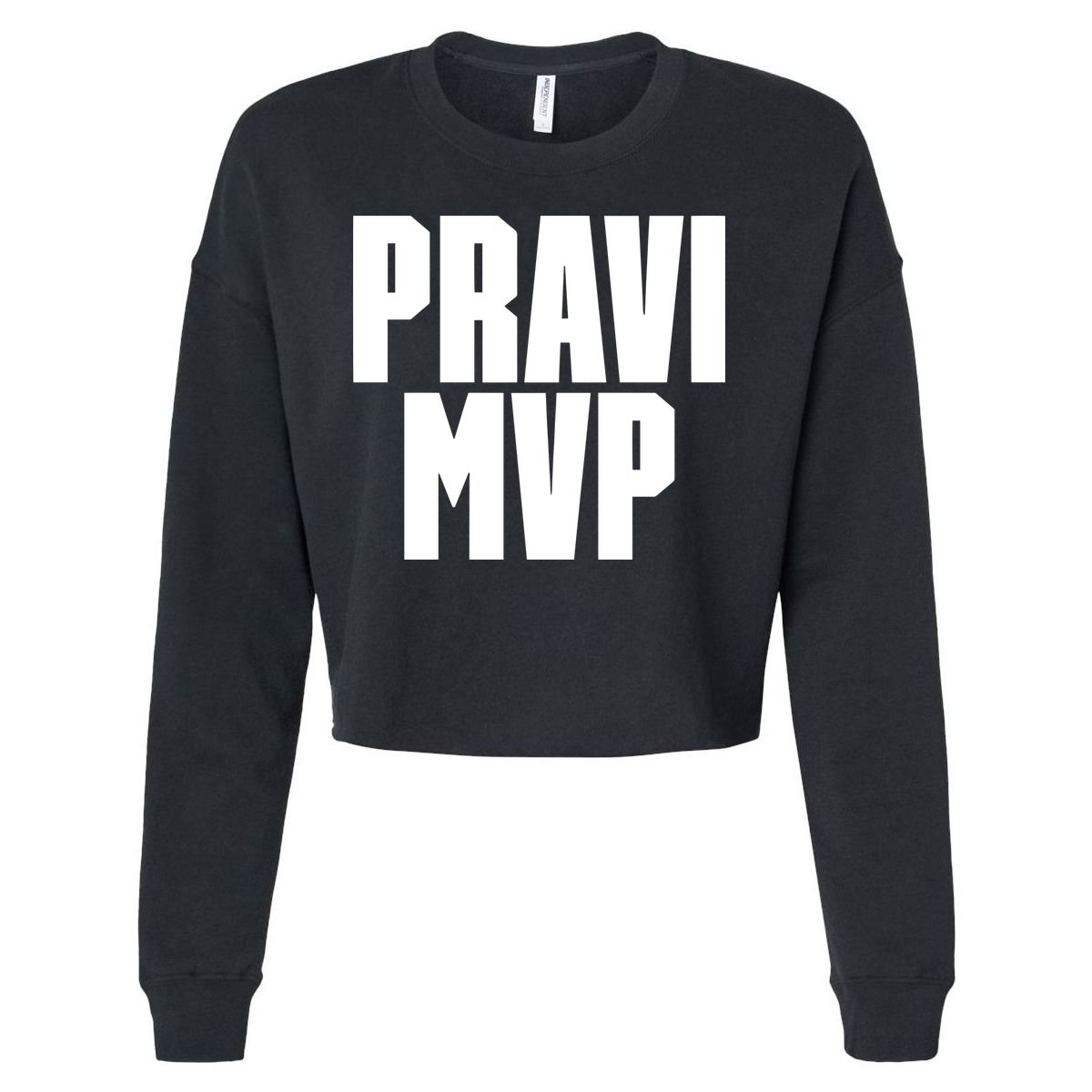 Pravi Mvp Cropped Pullover Crew