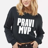 Pravi Mvp Cropped Pullover Crew