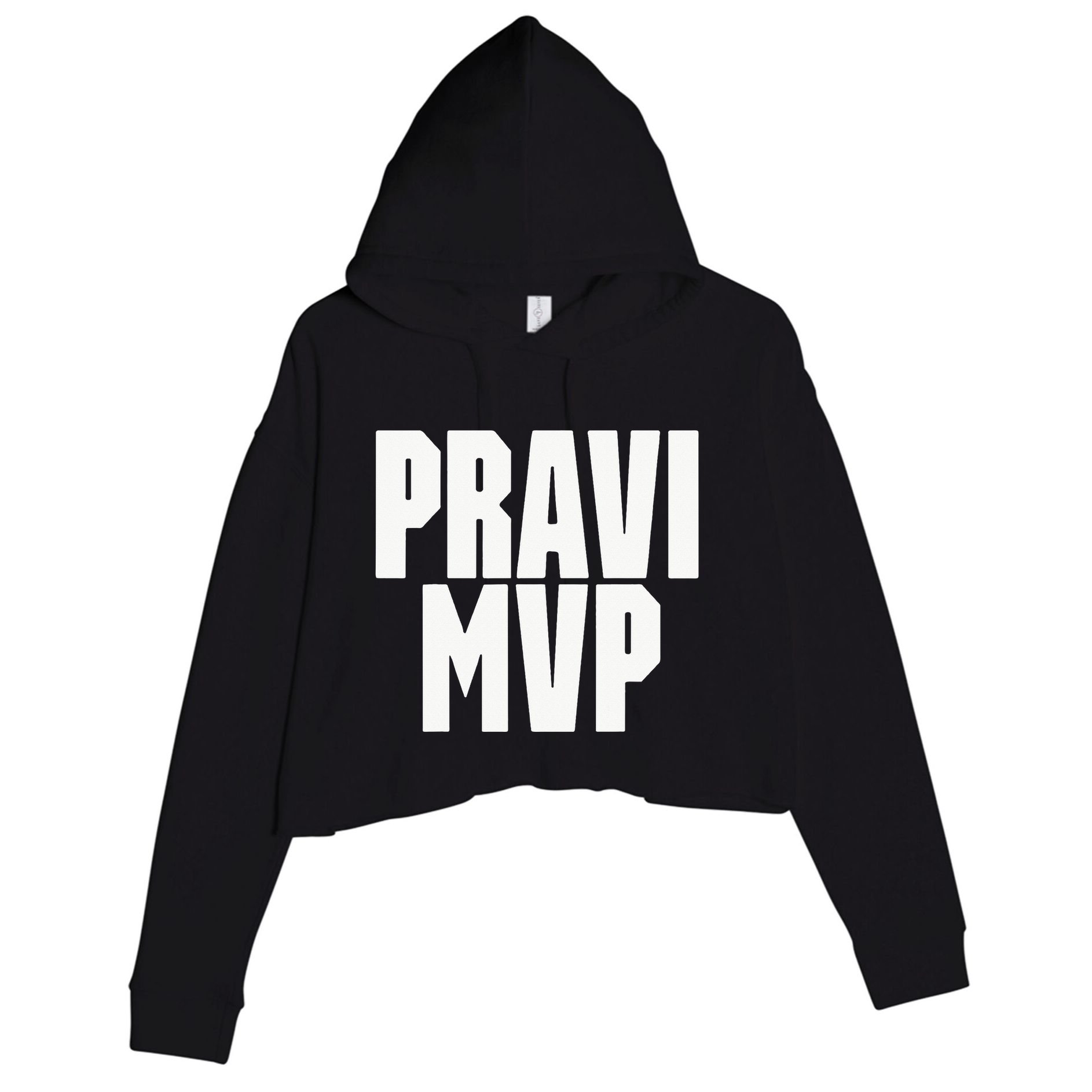 Pravi Mvp Crop Fleece Hoodie