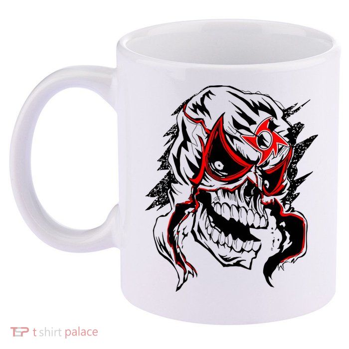 Penta Masks 11oz C Handle Ceramic Mug