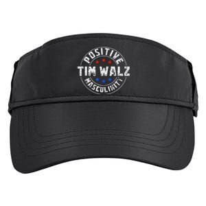 Positive Masculinity Pro Kamala Tim Walz 2024 Adult Drive Performance Visor