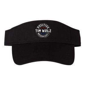 Positive Masculinity Pro Kamala Tim Walz 2024 Valucap Bio-Washed Visor