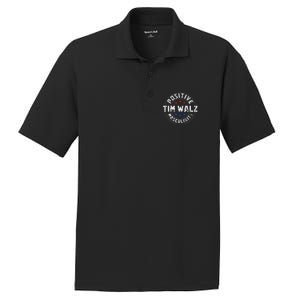 Positive Masculinity Pro Kamala Tim Walz 2024 Political PosiCharge RacerMesh Polo