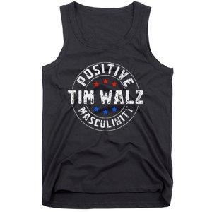 Positive Masculinity Pro Kamala Tim Walz 2024 Political Tank Top