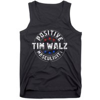 Positive Masculinity Pro Kamala Tim Walz 2024 Political Tank Top