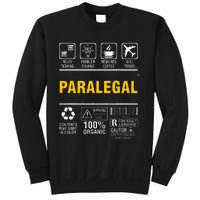 Paralegal Multitasking Problem Solving Coffee Lover Sweatshirt