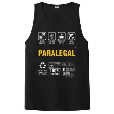 Paralegal Multitasking Problem Solving Coffee Lover PosiCharge Competitor Tank