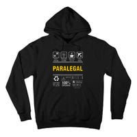 Paralegal Multitasking Problem Solving Coffee Lover Tall Hoodie