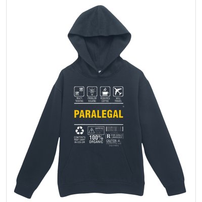 Paralegal Multitasking Problem Solving Coffee Lover Urban Pullover Hoodie