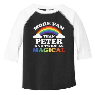 Pansexual More Pan Than Peter Twice As Magical LGBTQ Toddler Fine Jersey T-Shirt