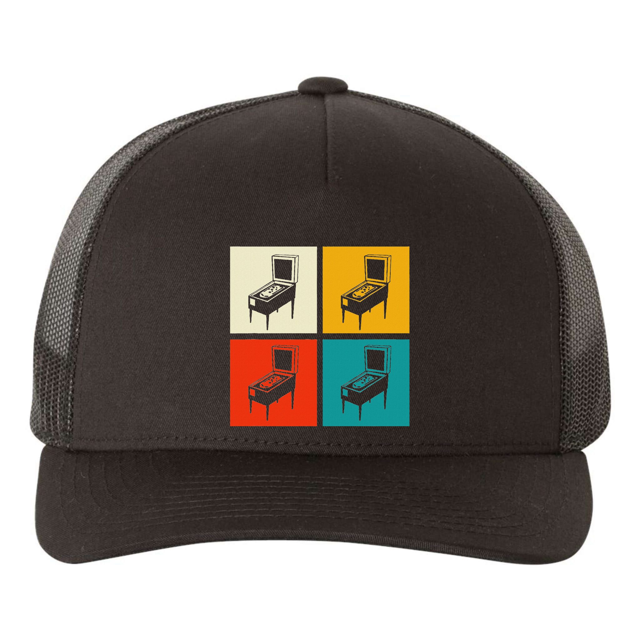 Pinball Machine Pinball Player Retro Yupoong Adult 5-Panel Trucker Hat