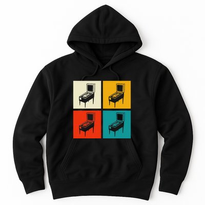 Pinball Machine Pinball Player Retro Hoodie