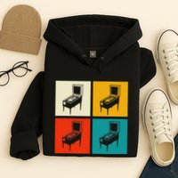 Pinball Machine Pinball Player Retro Hoodie