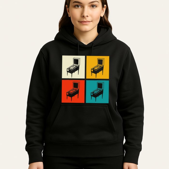 Pinball Machine Pinball Player Retro Hoodie