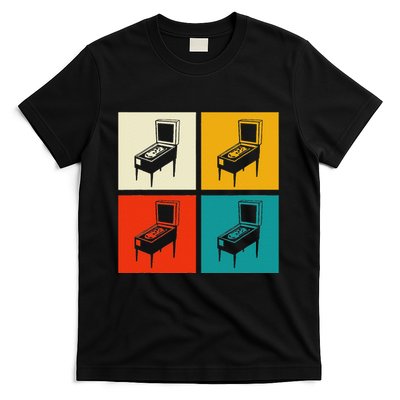 Pinball Machine Pinball Player Retro T-Shirt