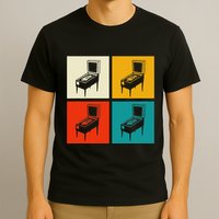 Pinball Machine Pinball Player Retro T-Shirt