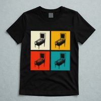 Pinball Machine Pinball Player Retro T-Shirt