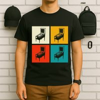 Pinball Machine Pinball Player Retro T-Shirt