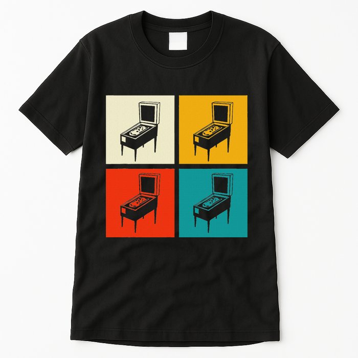 Pinball Machine Pinball Player Retro Tall T-Shirt