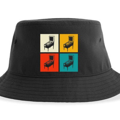 Pinball Machine Pinball Player Retro Sustainable Bucket Hat
