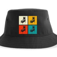 Pinball Machine Pinball Player Retro Sustainable Bucket Hat