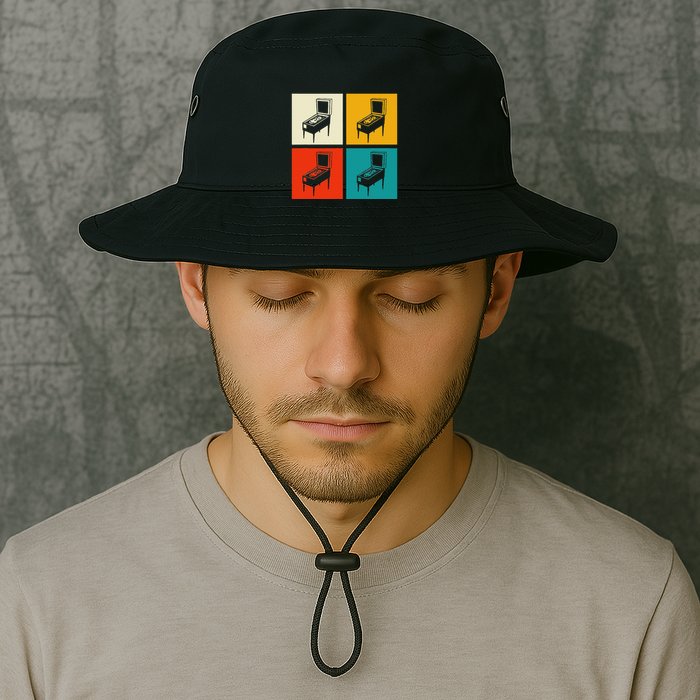 Pinball Machine Pinball Player Retro Bucket Hat