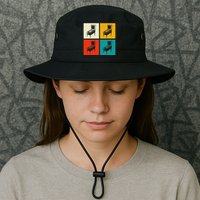 Pinball Machine Pinball Player Retro Bucket Hat