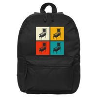 Pinball Machine Pinball Player Retro 16 in Basic Backpack