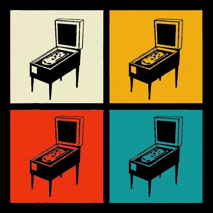 Pinball Machine Pinball Player Retro 16 in Basic Backpack