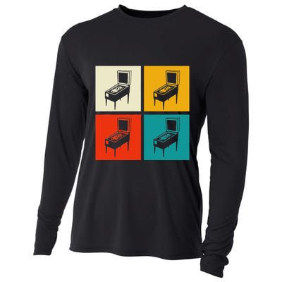 Pinball Machine Pinball Player Retro Cooling Performance Long Sleeve Crew