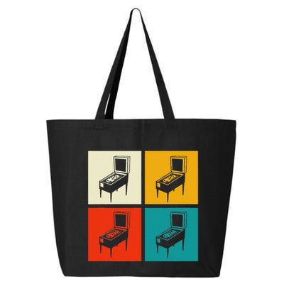 Pinball Machine Pinball Player Retro 25L Jumbo Tote