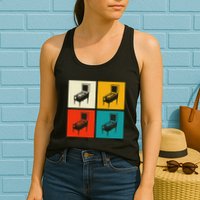 Pinball Machine Pinball Player Retro Womens Tank Top