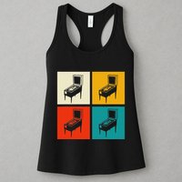 Pinball Machine Pinball Player Retro Womens Tank Top