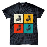 Pinball Machine Pinball Player Retro Tie-Dye T-Shirt