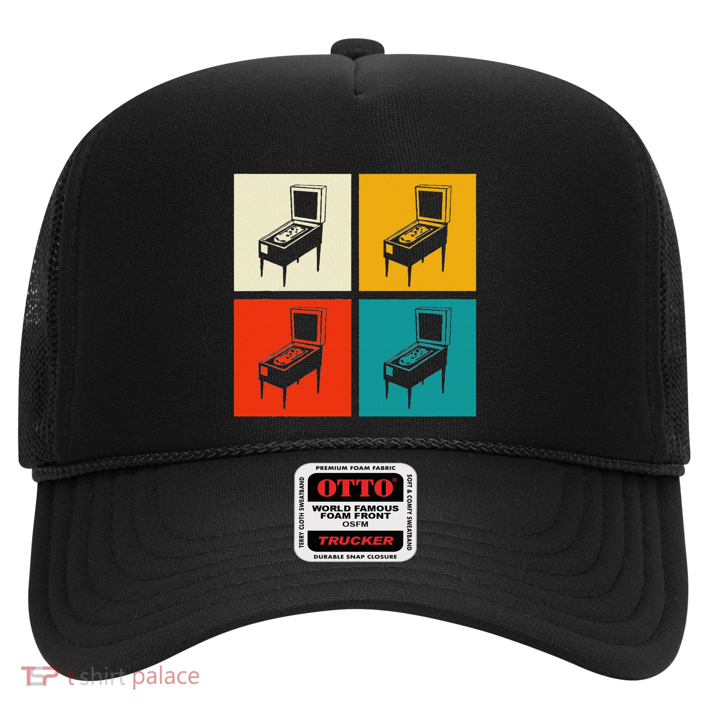 Pinball Machine Pinball Player Retro Trucker Hat