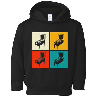 Pinball Machine Pinball Player Retro Toddler Hoodie