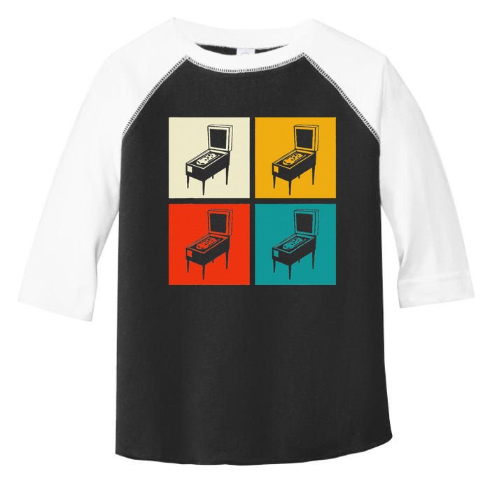 Pinball Machine Pinball Player Retro Toddler Fine Jersey T-Shirt