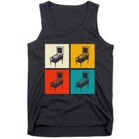 Pinball Machine Pinball Player Retro Tank Top