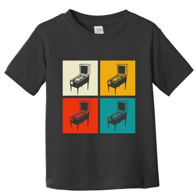 Pinball Machine Pinball Player Retro Toddler T-Shirt