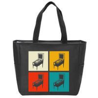 Pinball Machine Pinball Player Retro Zip Tote Bag