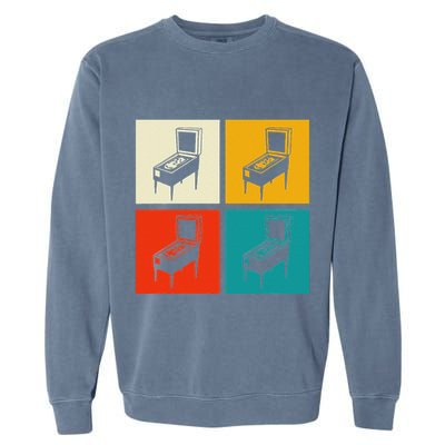 Pinball Machine Pinball Player Retro Garment-Dyed Sweatshirt